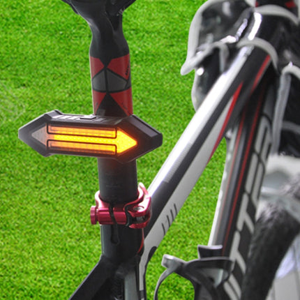 LED Bike Light, Bicycle Rear Light with Wireless Remote Control and Bike Turn Signals