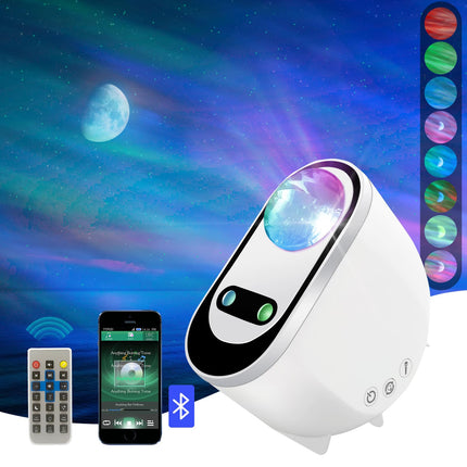 Ocean Wave Projector | LED Lighting with Bluetooth Speaker & Voice Control | Create Soothing Ambience for Relaxation 0