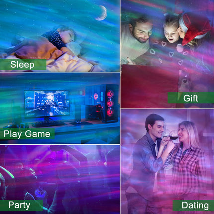 Ocean Wave Projector | LED Lighting with Bluetooth Speaker & Voice Control | Create Soothing Ambience for Relaxation 2