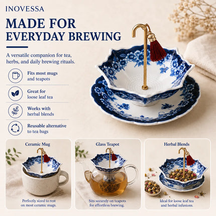 Tea Strainer for Teapot and Mug, Teapot Strainer – image 7