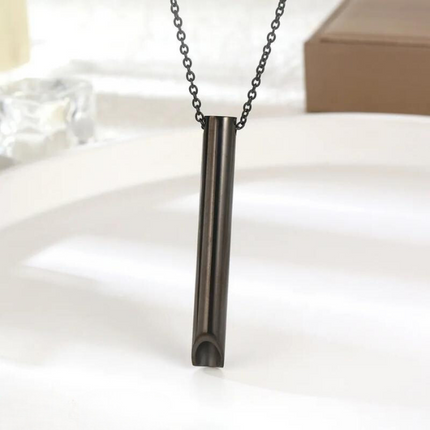 Breathing Necklace to Help Quit Smoking, Stop Smoking Aid with Breathing Exercise Tool, Quit Smoking Device