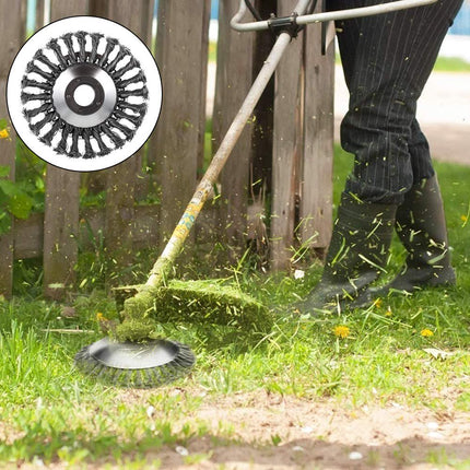 Weed Trimmer Head, Steel Wire Trimmer Head for Gas Trimmers