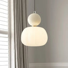 Opaline | Pendant Light with Polished Sphere & Fluted Shade | Stylish Illumination for Modern Spaces 0