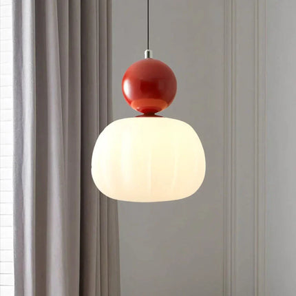Opaline | Pendant Light with Polished Sphere & Fluted Shade | Stylish Illumination for Modern Spaces 10