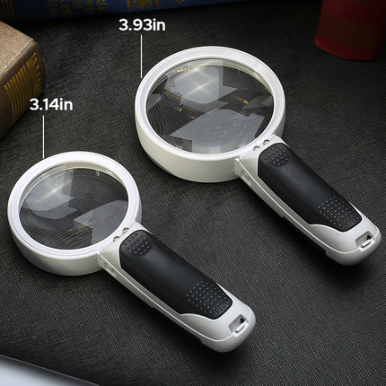 Optical Magnifying Glass with LED Light | 20X Magnification for Easy Reading 6
