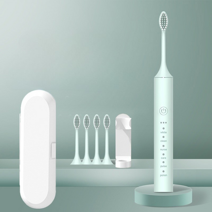 Oral Care Essentials | Rechargeable Electric Toothbrush with Interchangeable Brush Heads | Deep Cleaning for Healthy Gums 10