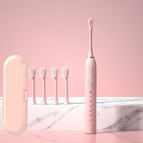 X2 pink with 4 brush heads [new model] + travel box