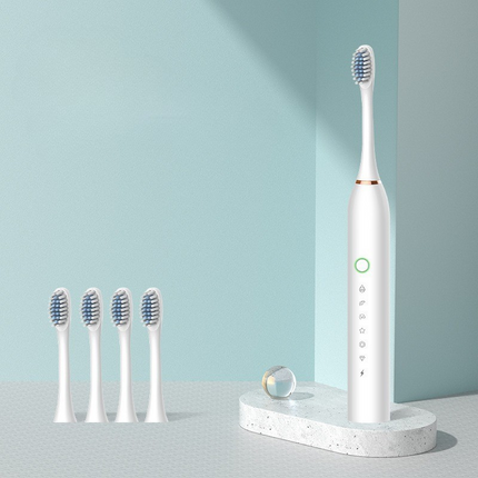 Oral Care Essentials | Rechargeable Electric Toothbrush with Interchangeable Brush Heads | Deep Cleaning for Healthy Gums 9