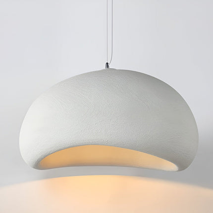 Organic Dome Pendant Light | Japanese-Inspired Ceiling Light Fixture with Textured Shade | Soft Ambient Glow for Kitchen and Dining Spaces 7