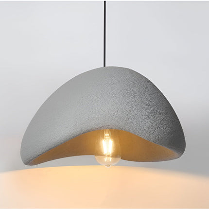 Organic Dome Pendant Light | Japanese-Inspired Ceiling Light Fixture with Textured Shade | Soft Ambient Glow for Kitchen and Dining Spaces 8