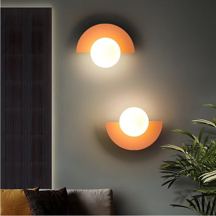 Orntli | Wall Sconce Light with Energy-Efficient LED | Modern Nordic Design for Ambient Illumination 4