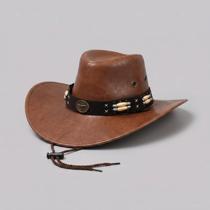 Outback Explorer | Western Outback Hat with Wide Brim & Adjustable Chin Strap | Rugged Style for Outdoor Adventures 2