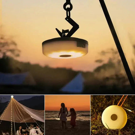 Outdoor Camping Lights | Waterproof LED String Lights with 10m Retractable Design | Perfect Tent Lighting for Cozy Gatherings 2