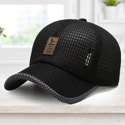 Outdoor Casual Baseball Cap with Breathable Mesh Panels | Adjustable Fit for Ultimate Comfort 0