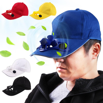 Outdoor Collection | Baseball Hat with Solar-Powered Fan | Adjustable Cotton Cap for Summer Comfort 3