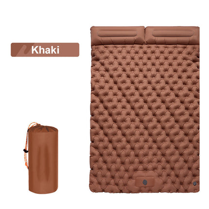 Outdoor Comfort | Double Self-Inflatable Air Mattress with Built-In Pillow Pump | Lightweight & Compact for Camping Adventures 6
