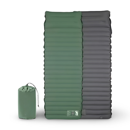 Outdoor Comfort | Inflatable Travel Sleeping Pad with Built-In Pump | Compact Air Mattress for Camping and Hiking 0