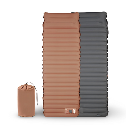 Outdoor Comfort | Inflatable Travel Sleeping Pad with Built-In Pump | Compact Air Mattress for Camping and Hiking 3