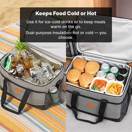 Outdoor Companion | 33L Waterproof Cooler Bag with Insulation | Spacious Design for Fresh Snacks and Beverages 4