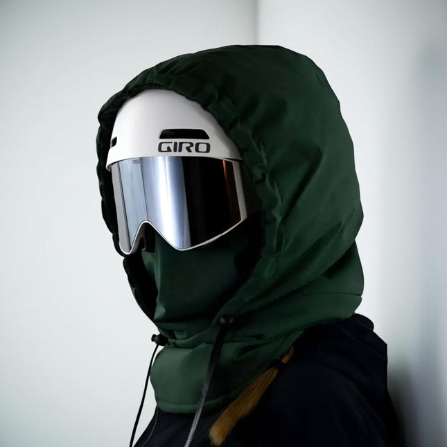 Outdoor Essentials | Black Ski Mask with Adjustable Drawstring | Versatile Face Cover for Winter Sports and Activities 0