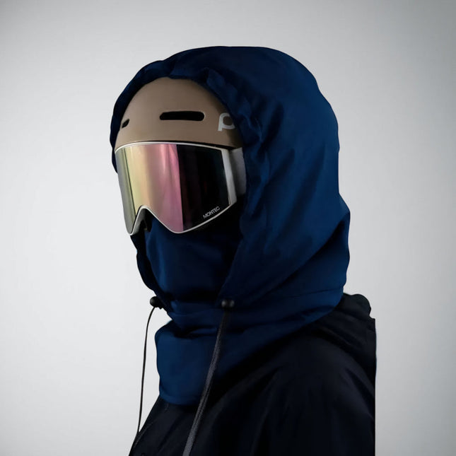Outdoor Essentials | Black Ski Mask with Adjustable Drawstring | Versatile Face Cover for Winter Sports and Activities 1