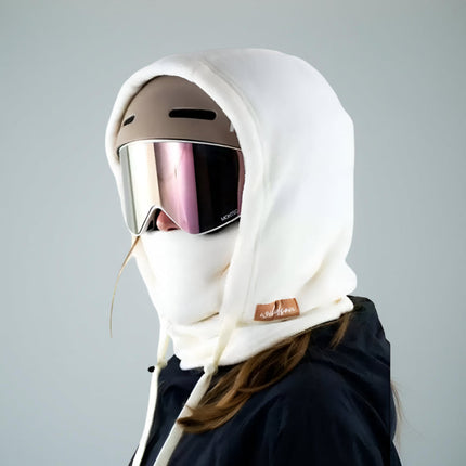 Outdoor Essentials | Black Ski Mask with Adjustable Drawstring | Versatile Face Cover for Winter Sports and Activities 10
