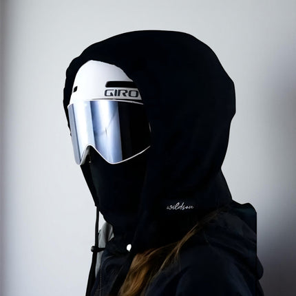 Outdoor Essentials | Black Ski Mask with Adjustable Drawstring | Versatile Face Cover for Winter Sports and Activities 11