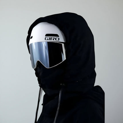 Outdoor Essentials | Black Ski Mask with Adjustable Drawstring | Versatile Face Cover for Winter Sports and Activities 2