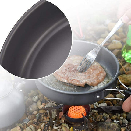 Outdoor Essentials | Camping Travel Cookware Kit with Versatile Cooking Functions | Lightweight Set for Easy Meal Preparation 1