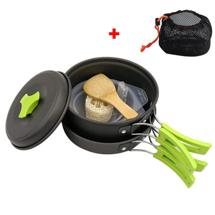 Outdoor Essentials | Camping Travel Cookware Kit with Versatile Cooking Functions | Lightweight Set for Easy Meal Preparation 5