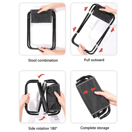Outdoor Essentials | Foldable Mini Hiking Stool with Lightweight Design | Portable Seating for Comfort on the Go 1