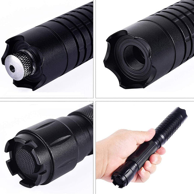 Outdoor Essentials | High-Intensity Laser Torch with Adjustable Focus | Tactical Flashlight for Survival and Exploration 1