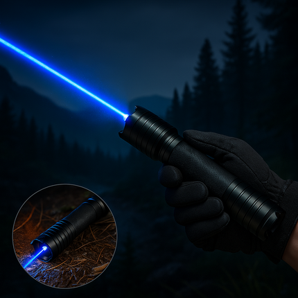 Outdoor Essentials | High-Intensity Laser Torch with Adjustable Focus | Tactical Flashlight for Survival and Exploration 3