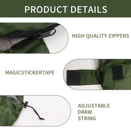 Outdoor Essentials | Lightweight Sleeping Bag with Waterproof Shell | Ultralight Design for All-Season Comfort 3