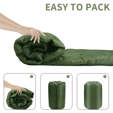 Outdoor Essentials | Lightweight Sleeping Bag with Waterproof Shell | Ultralight Design for All-Season Comfort 5