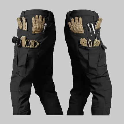 Outdoor Essentials | Tactical Cargo Pants with Fleece Lining | Multi-Pocket Design for Comfort and Utility 0