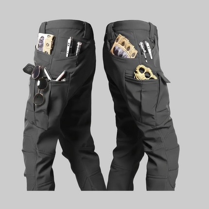 Outdoor Essentials | Tactical Cargo Pants with Fleece Lining | Multi-Pocket Design for Comfort and Utility 1