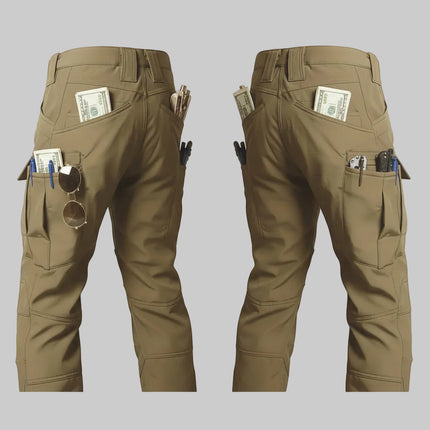 Outdoor Essentials | Tactical Cargo Pants with Fleece Lining | Multi-Pocket Design for Comfort and Utility 2