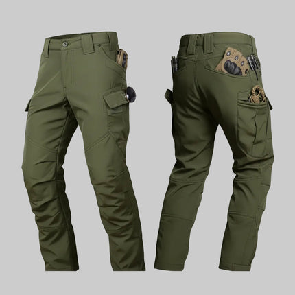 Outdoor Essentials | Tactical Cargo Pants with Fleece Lining | Multi-Pocket Design for Comfort and Utility 3