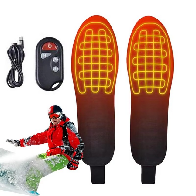 Outdoor Essentials | USB Rechargeable Heated Insoles with 3 Adjustable Heat Modes | Comfort for Winter Adventures 0