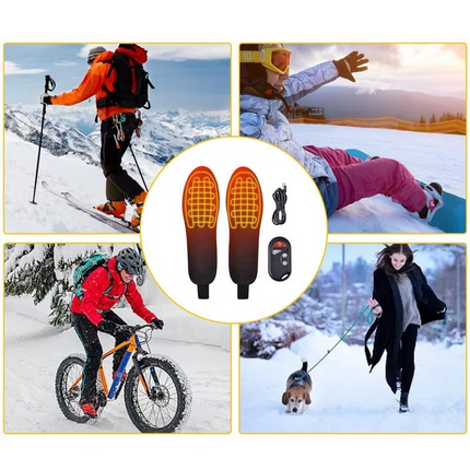 Outdoor Essentials | USB Rechargeable Heated Insoles with 3 Adjustable Heat Modes | Comfort for Winter Adventures 3