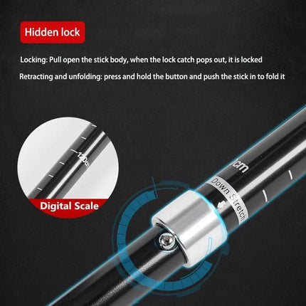 Outdoor Essentials | Ultralight Trekking Poles with Adjustable Length | Durable Support for Hiking Adventures 3