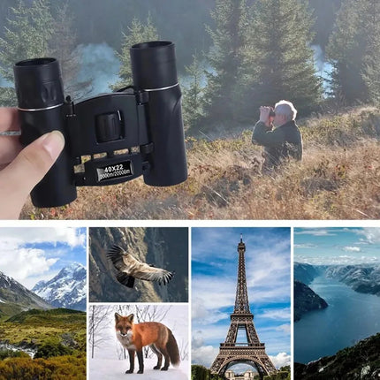 Outdoor Explorer | 40x22 HD Binoculars with BAK4 Prism & Compact Design | Perfect for Nature Adventures 2