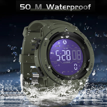 Outdoor Explorer | Digital Step Counter Watch with Waterproof Design | Ideal for Fitness Tracking 1