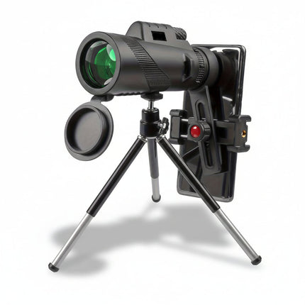 Outdoor Explorer | Monocular Telescope with 8x Magnification & Phone Adapter | Compact Design for Bird Watching and Travel 1