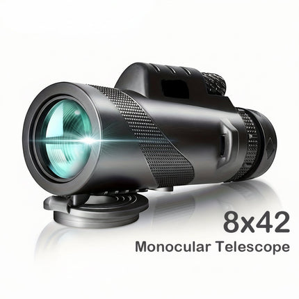 Outdoor Explorer | Monocular Telescope with 8x Magnification & Phone Adapter | Compact Design for Bird Watching and Travel 4