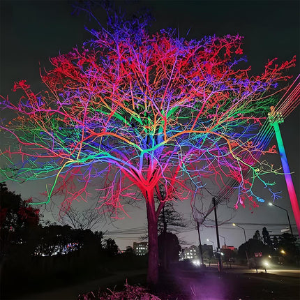 Outdoor Landscape Spot Light | Waterproof RGB LED with Adjustable Power Options | Ideal for Garden and Patio Illumination 1