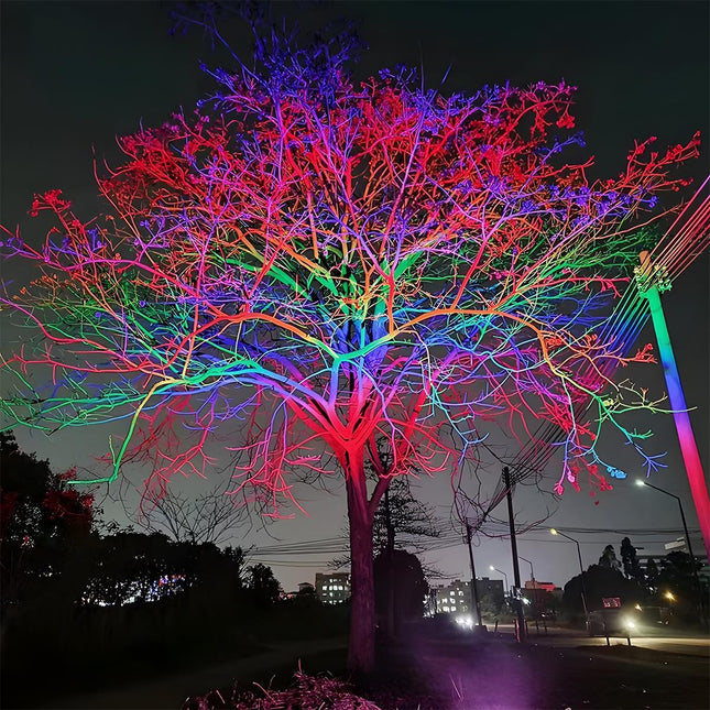 Outdoor Landscape Spot Light | Waterproof RGB LED with Adjustable Power Options | Ideal for Garden and Patio Illumination 1