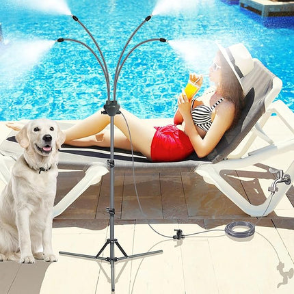 Outdoor Misting System | Adjustable Height Water Mister with Fine Mist for Efficient Patio Cooling 6