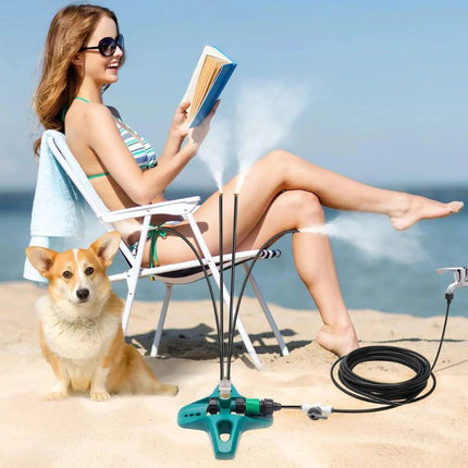 Outdoor Misting System | Adjustable Nozzle Patio Cooling Solution for Comfort and Plant Hydration 4